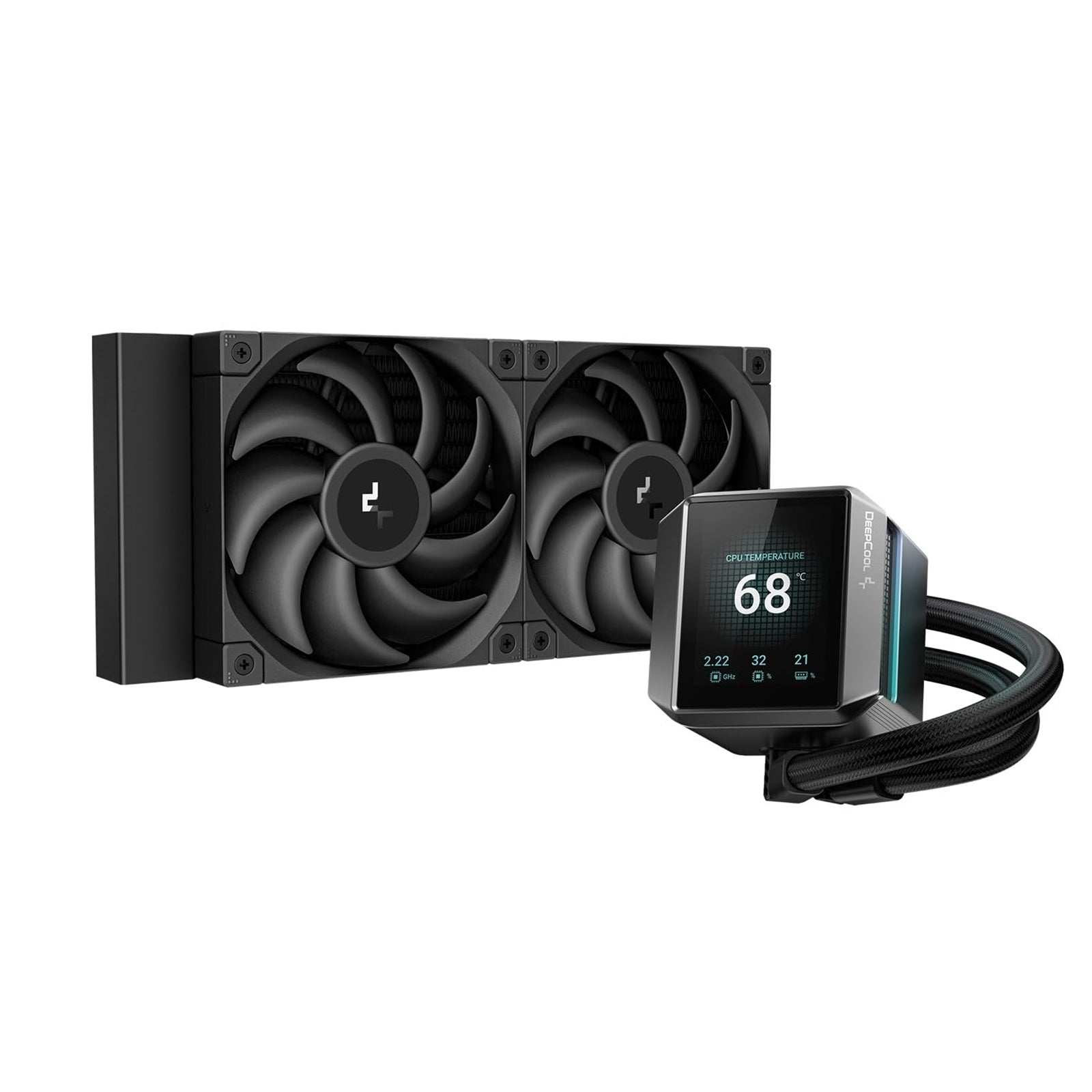 DeepCool Mystique 240 AIO Liquid CPU Cooler - 2.8 DeepCool Mystique 240 AIO Liquid CPU Cooler - 2.8